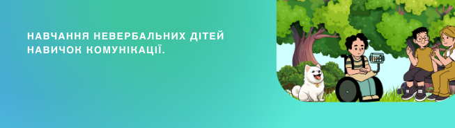 НАВЧАННЯ НЕВЕРБАЛЬНИХ ДІТЕЙ НАВИЧОК КОМУНІКАЦІЇ.